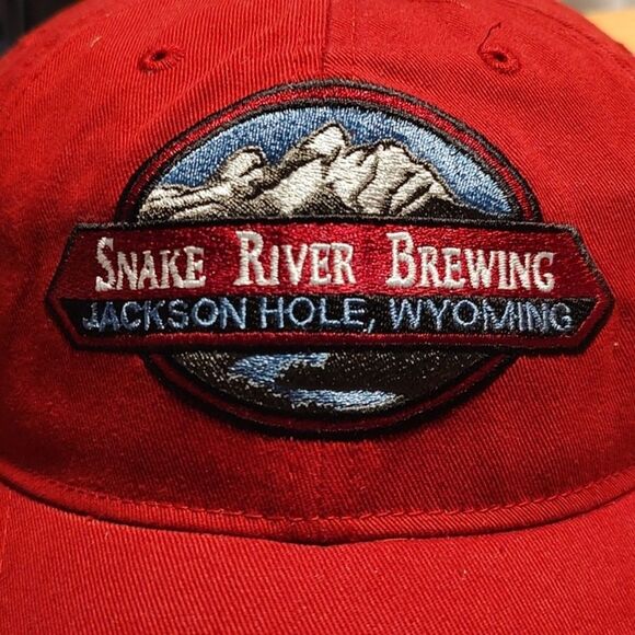 Snake River Brewing Dark Red Velcroback - New - Picture 2 of 7